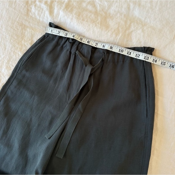 ECOALF Tencel Linen Wide Leg Drawstring Trousers Size Small - Picture 10 of 12